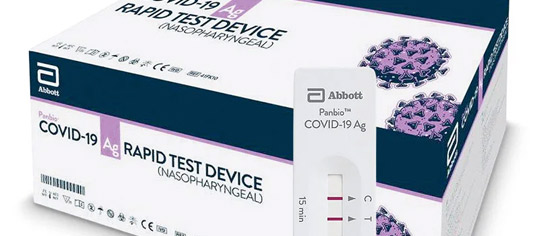 Corona-Schnelltest von Abbott