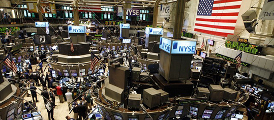 Innenraumaufnahme der New York Stock Exchange